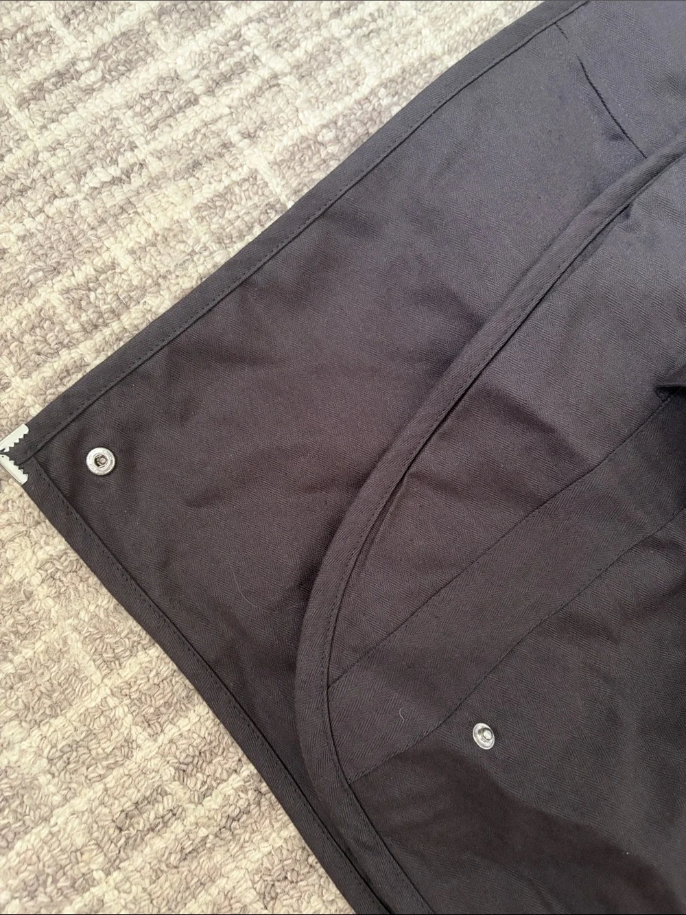 Ermenegildo Zegna Black Suit Garment Bag with Top Handle